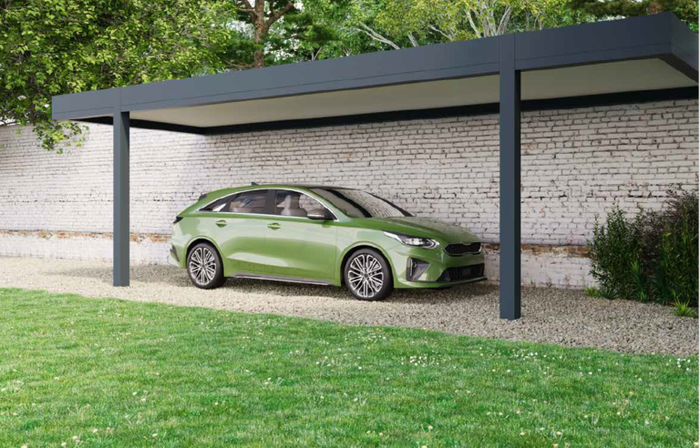 carport déporté adossé