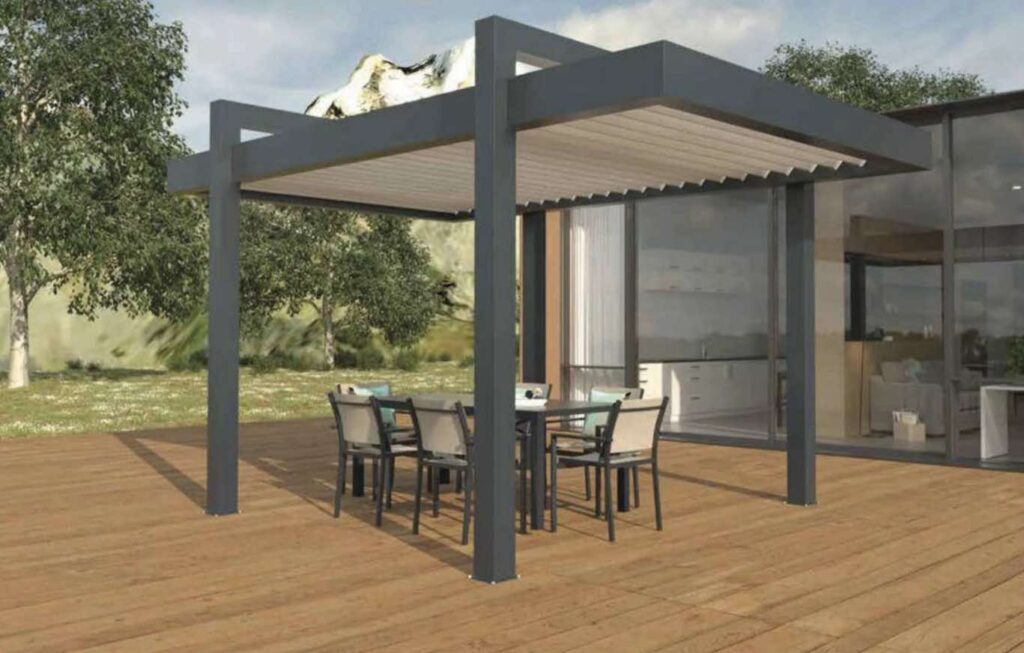 Pergola bioclimatique modèle arche