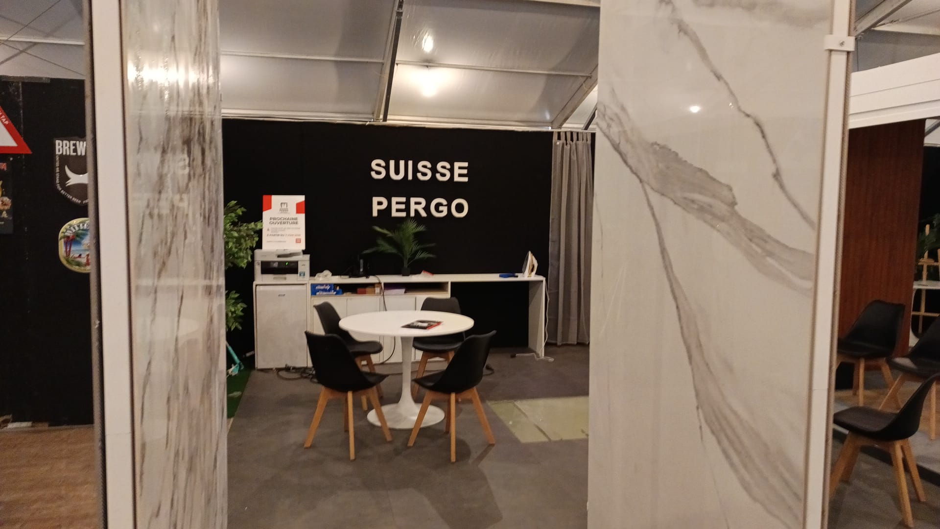 Photo du stand au comptoir du nord vaudois à Yverdon les bains